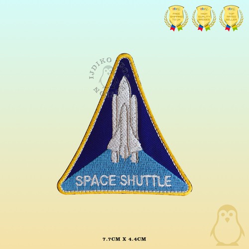 Nasa space shuttle usa badge - space,