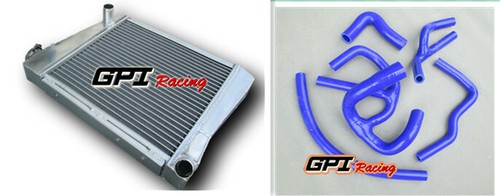 Aluminum radiator hose blue - radiator,