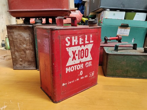 Vintage petrol jerry can - jerry, with
