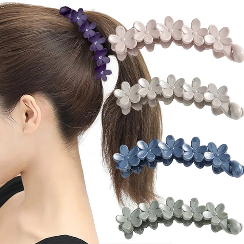 Women long banana clip - long,