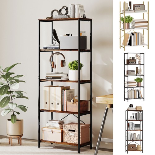 Tier bookshelf industrial - 5-tier,