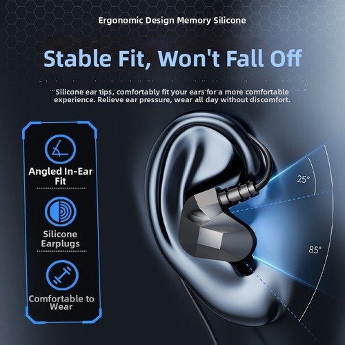 Hifi wired ear headphones - hifi,