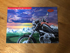 Genuine MOTO GUZZI Motorcycle Sales Range Brochure Nevada Club 750-350 (107)