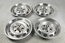 JAGUAR SERIES 2 XJ12 XJ6 DAIMLER STAINLESS HUB CAPS CHROME FINISHER XJC COUPE
