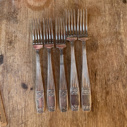 Elkington silver plate forks - plate,