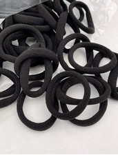 20PCS THICK STRONG women girls School Endless Hair Elastics Bobbles Bands UK