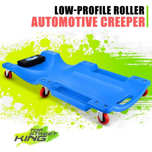Blue low profile - 36", roller