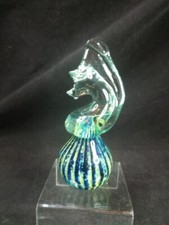 Vintage Mdina Glass Seahorse