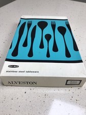 Vintage old hall Sheffield Robert Welch Alverston soup spoons boxed x6