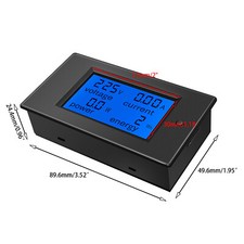 AC 80-260V 100A Voltage Current Power Energy Meter Voltmeter Ammeter Open  CT