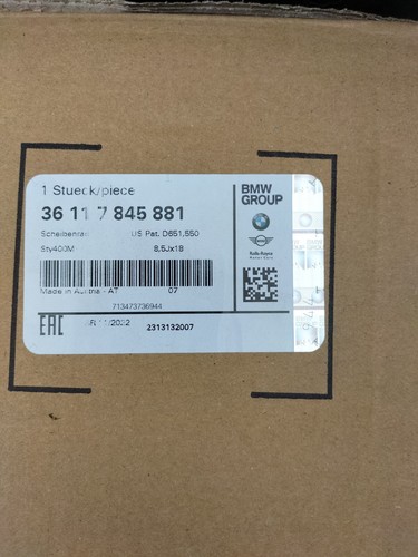 Alloy wheel bmw 335d - wheel,