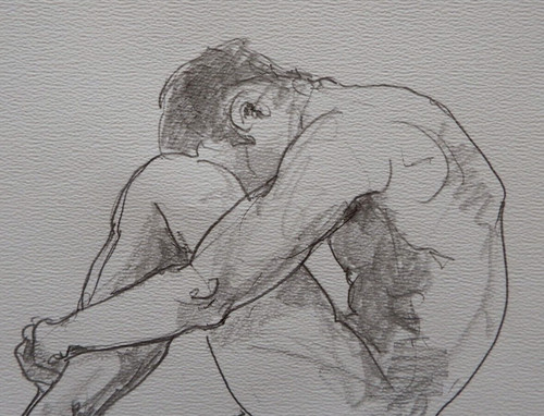 Pencil drawing male - pencil,