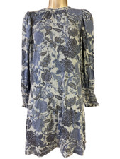 New Womens Next Blue Paisley Dress 