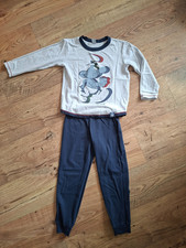 United Colors of Benetton kids boys Smurfs pyjamas size 6 7 years used