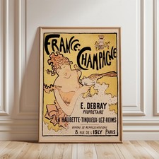 France Champagne Poster