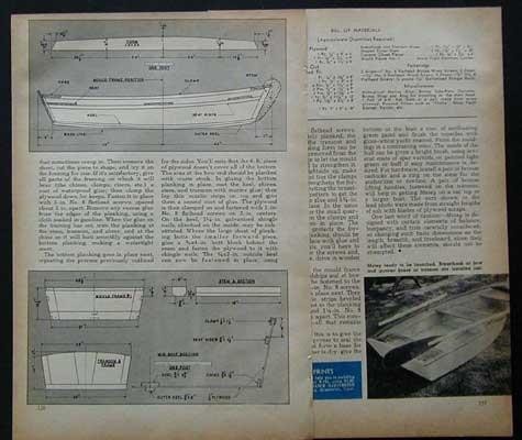 Dinghy yacht tender 1948 - yacht,