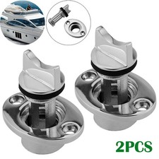 2X Stainless Steel Boat Bilge Drain Plug Marine Grade Drain Bung Tools 316 25MM