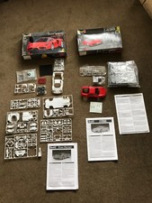 Revell 1/24 Scale Enzo Ferrari & F430 Ferrari.1 x Sealed Parts & 1 x Started.