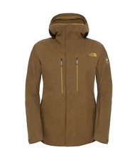 The North Face Men's NFZ Gore-Tex Shell Ski Snowboard Jacket Brown Fields M Med