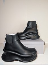 Charles & Keith Curved Platform Ankle Boots black size UK 6 new in box