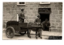 Isles of Scilly. Hotel Bus. Donkey Cart. R/P by King. Posted.