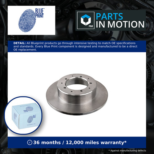 Brake discs pair solid fits - pair,