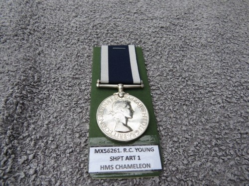 Long service medal - qe, rn