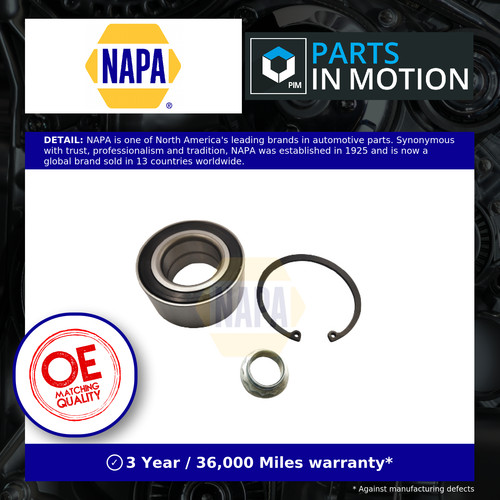 Wheel bearing kit - wheel, fits
