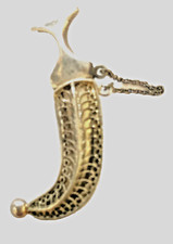 JAMBIYA (Arabia Dagger) STERLING SILVER BROOCH