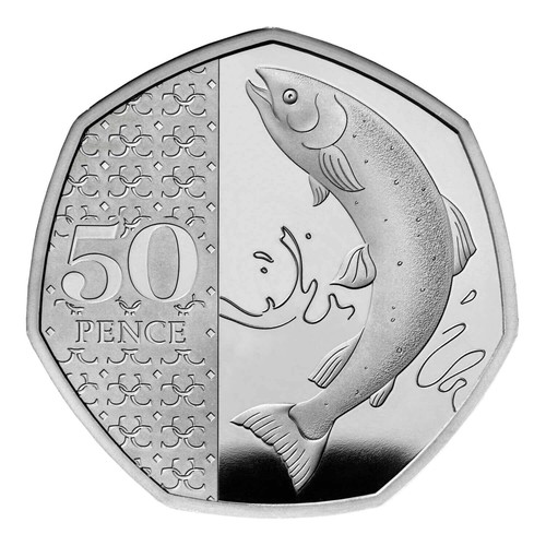 2024 atlantic salmon 50p coin - 2024,