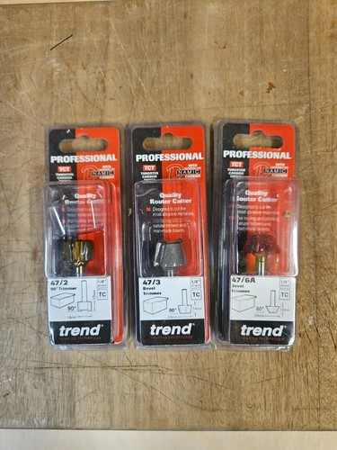 Trend router bits - bits, 1/4"