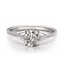 Diamond Platinum Ring For