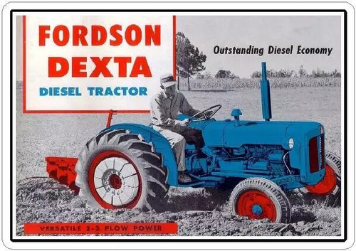 Fordson dexta tractors - tractors, retro