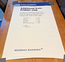 Original used railway poster