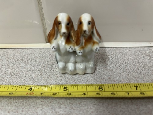 Small porcelain dogs ornament - small,
