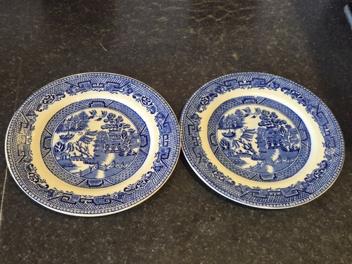 Vintage wedgewood blue willow - vintage,