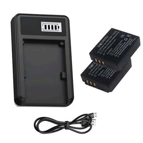 Charger 2pc battery - charger, panasonic