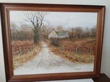 Mike Knight Acrylic Painting Signed Board