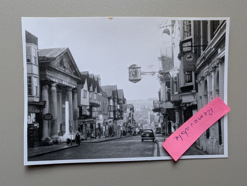 Old photo street - photo,