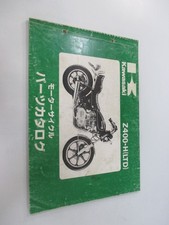 Kawasaki Z400LTD Parts List, Genuine Motorcycle Maintenance Manual, K4E, Z40...