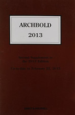 Archbold: Criminal Pleading, Evidence and Practice 2013 (2nd Supplement)