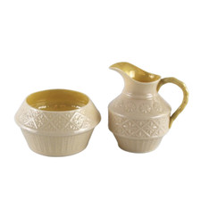 Belleek Cream Jug and Sugar