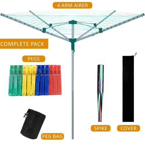 Rotary airer 50m outdoor - airer,
