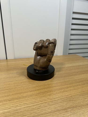 Wooden hand wall - wall, lamp