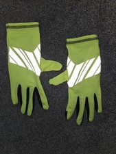 Crane Yellow High Vis Running Gloves Never Used, With High Vis Detail For Safety
