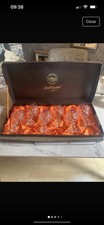Boxed Set Of 6 Thomas Webb Crystal Glasses