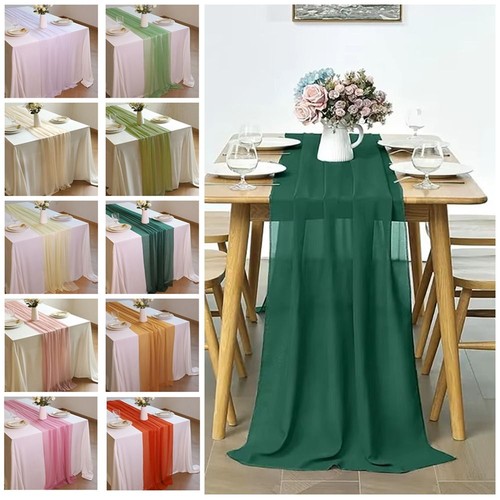 Reusable sheer chiffon table - reusable,