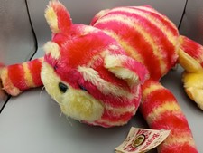 Rare Large Ltd Edition Lifesize Handmade Bagpuss by Thinking Cap 28 inches - tag