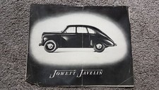 JOWETT JAVELIN SALES BROCHURE 