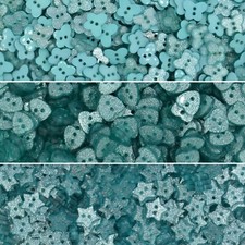 Glitter Buttons - Butterflies